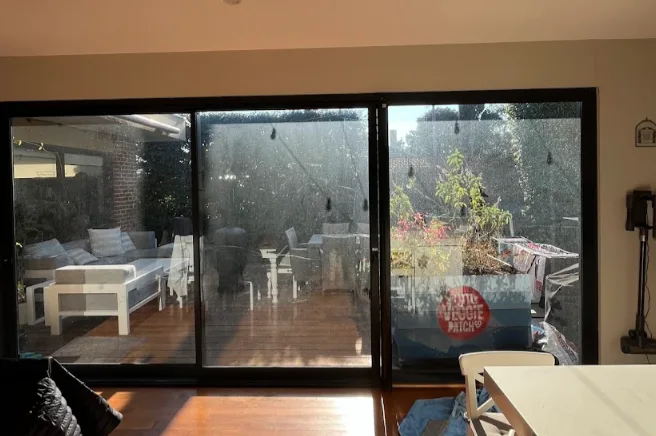 Window before cleaning